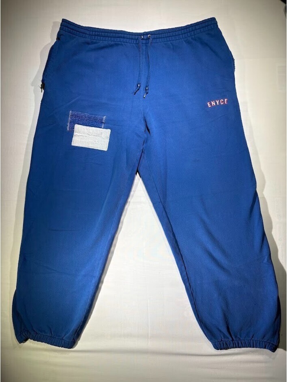 Vintage Enyce Sweatpants Mens XL Royal Blue Baggy Fleece Joggers Y2K Hip Hop